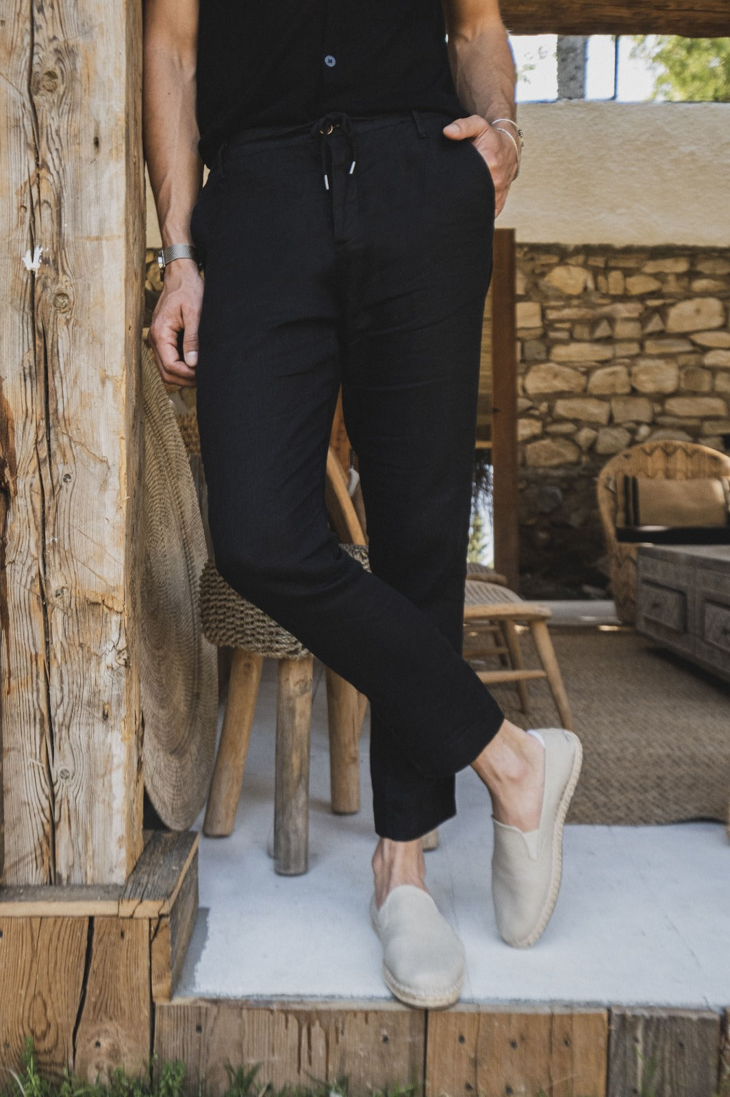 Men's Plus Size Linen Pants